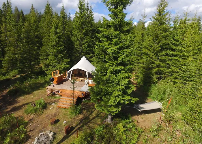 Glamping Tent With Amazing View In The Forest