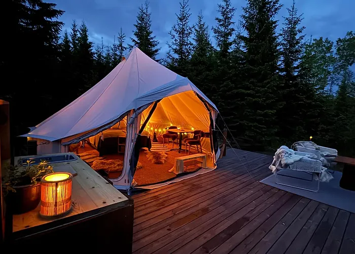 Glamping Tent With Amazing View In The Forest